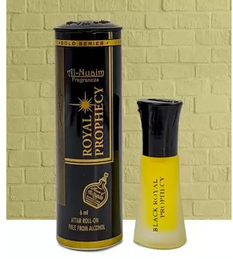 Picture of Al-Nuaim Premium Black Royal Prophecy Attar (Halal)- 6ML Picture of Al-Nuaim Premium Black Royal Prophecy Attar (Halal)- 6ML