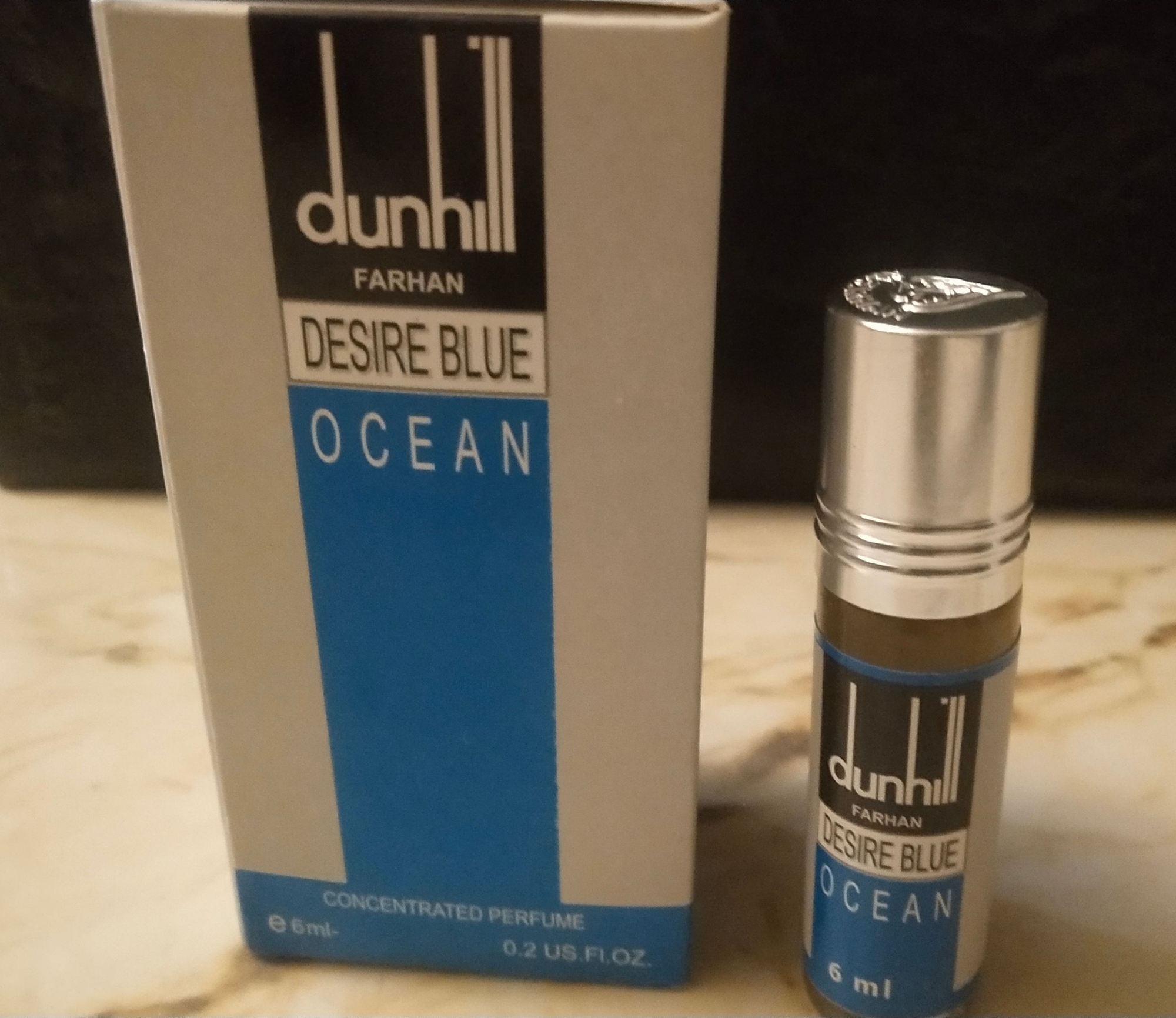 Picture of Dunhill Desire Blue Ocean Concentrated Perfume Oil by Al Farhan Long Lasting Non-alcoholic Fragrance - 6ml Picture of Dunhill Desire Blue Ocean Concentrated Perfume Oil by Al Farhan Long Lasting Non-alcoholic Fragrance - 6ml