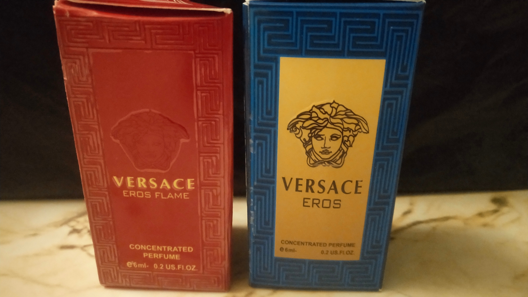 Picture of Combo Versace Erose and Versace Erose Flame  by Al Farhan Concentrated Perfume Oil Long Lasting Non-alcoholic Fragrance - 6ml Picture of Combo Versace Erose and Versace Erose Flame  by Al Farhan Concentrated Perfume Oil Long Lasting Non-alcoholic Fragrance - 6ml