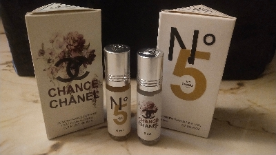 Picture of Combo CHANNEL CHANCE and Channel N°5 For Women By Al Farhan Concentrated Perfume Oil Long Lasting Fragrance - 6ml Picture of Combo CHANNEL CHANCE and Channel N°5 For Women By Al Farhan Concentrated Perfume Oil Long Lasting Fragrance - 6ml