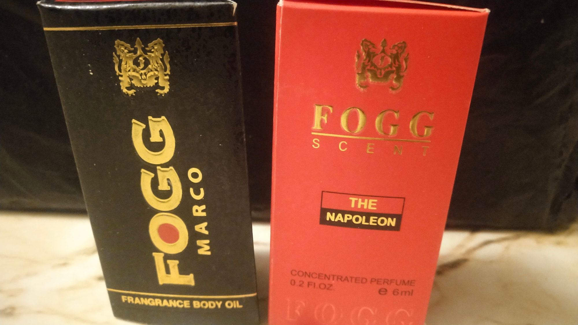 Picture of Combo of Fogg Marco & Fogg Scent by Al Farhan Concentrated Perfume Oil Long Lasting Non-alcoholic Fragrance - 6ml+6ml Picture of Combo of Fogg Marco & Fogg Scent by Al Farhan Concentrated Perfume Oil Long Lasting Non-alcoholic Fragrance - 6ml+6ml