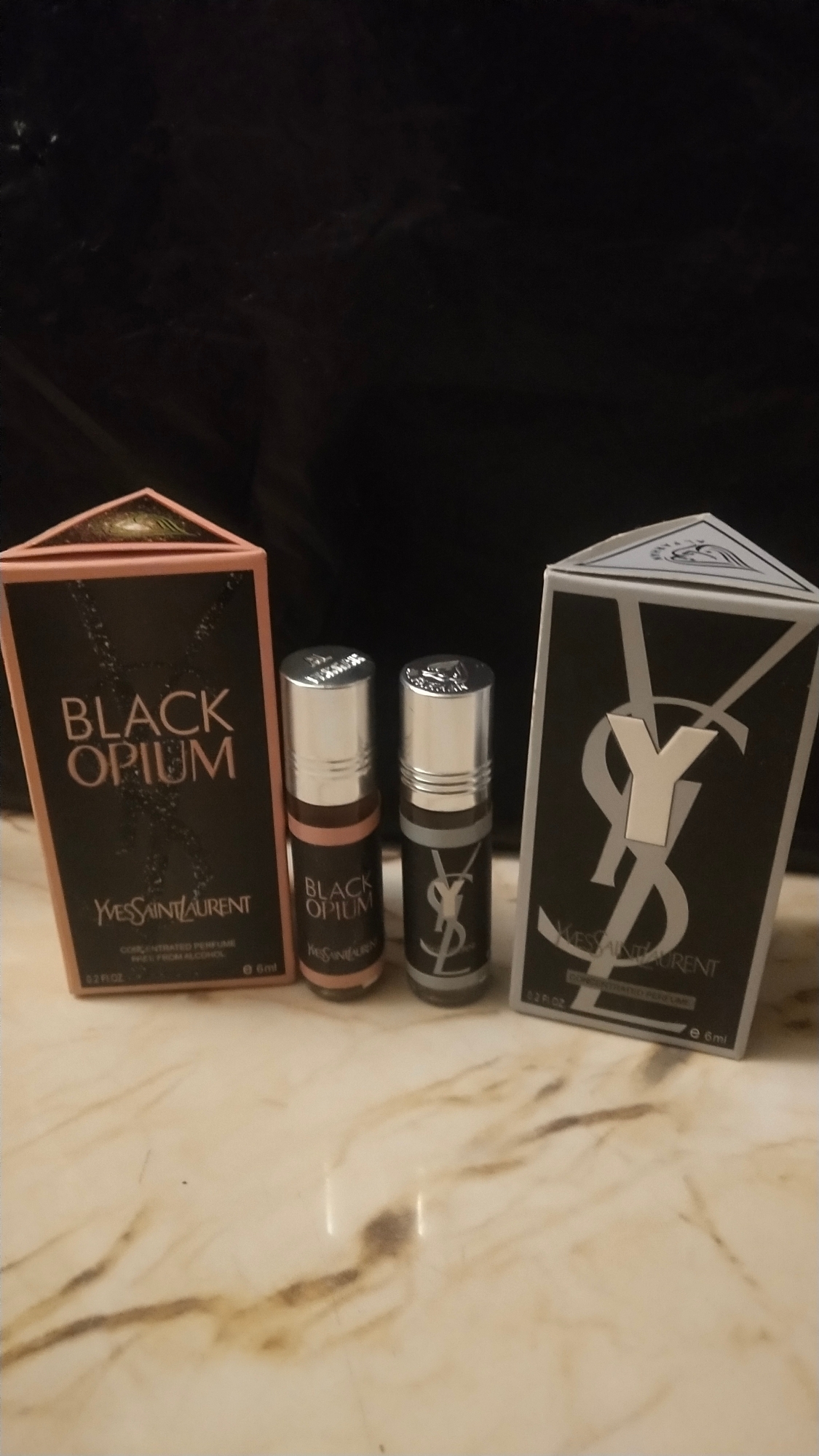 Picture of Combo of YSL & YSL Black Opium by Al Farhan Concentrated Perfume Oil Long Lasting Non-alcoholic Fragrance - 6ml+6ml Picture of Combo of YSL & YSL Black Opium by Al Farhan Concentrated Perfume Oil Long Lasting Non-alcoholic Fragrance - 6ml+6ml