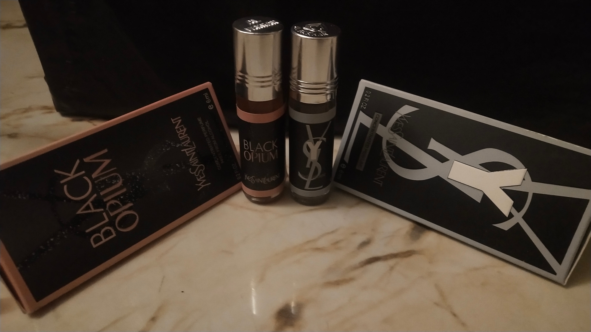Picture of Combo of YSL & YSL Black Opium by Al Farhan Concentrated Perfume Oil Long Lasting Non-alcoholic Fragrance - 6ml+6ml Picture of Combo of YSL & YSL Black Opium by Al Farhan Concentrated Perfume Oil Long Lasting Non-alcoholic Fragrance - 6ml+6ml