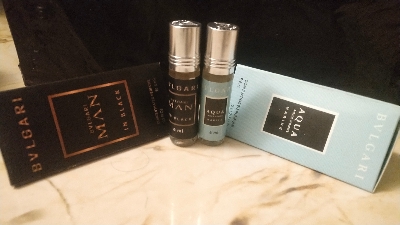 Picture of Combo of Bvlgari Man In Black & Bvlgari Aqua Pour Hommr Marine  By Al Farhan Concentrated Perfume Oil Long Lasting Fragrance - 6ml+6ml Picture of Combo of Bvlgari Man In Black & Bvlgari Aqua Pour Hommr Marine  By Al Farhan Concentrated Perfume Oil Long Lasting Fragrance - 6ml+6ml