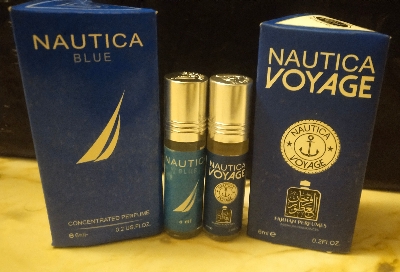 Picture of Combo of Nautica Voyage & Noautica Blue By Al Farhan Concentrated Perfume Oil Long Lasting Fragrance - 6ml+6ml Picture of Combo of Nautica Voyage & Noautica Blue By Al Farhan Concentrated Perfume Oil Long Lasting Fragrance - 6ml+6ml