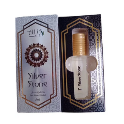 Picture of Silver Stone By Alif Attar Long Lasting Roll On Non Alcoholic Perfume (Halal) - 8ml Picture of Silver Stone By Alif Attar Long Lasting Roll On Non Alcoholic Perfume (Halal) - 8ml