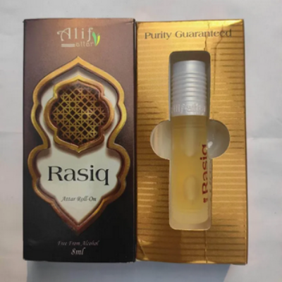 Picture of Rasiq By Alif Attar Long Lasting Roll On Non Alcoholic Perfume (Halal) - 8ml Picture of Rasiq By Alif Attar Long Lasting Roll On Non Alcoholic Perfume (Halal) - 8ml
