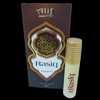Picture of Rasiq By Alif Attar Long Lasting Roll On Non Alcoholic Perfume (Halal) - 8ml Picture of Rasiq By Alif Attar Long Lasting Roll On Non Alcoholic Perfume (Halal) - 8ml