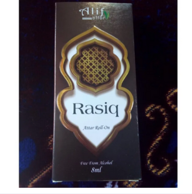 Picture of Rasiq By Alif Attar Long Lasting Roll On Non Alcoholic Perfume (Halal) - 8ml Picture of Rasiq By Alif Attar Long Lasting Roll On Non Alcoholic Perfume (Halal) - 8ml