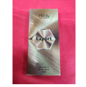 Picture of Export attar by Alif 8 ml roll on long lasting high quality fragrance Picture of Export attar by Alif 8 ml roll on long lasting high quality fragrance