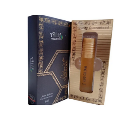 Picture of Oud Sultani Alif Attar Long Lasting Roll On Non Alcoholic Perfume 8 ml Picture of Oud Sultani Alif Attar Long Lasting Roll On Non Alcoholic Perfume 8 ml