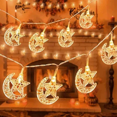 Picture of moon star 20pc led string fairy light- 12ft Picture of moon star 20pc led string fairy light- 12ft