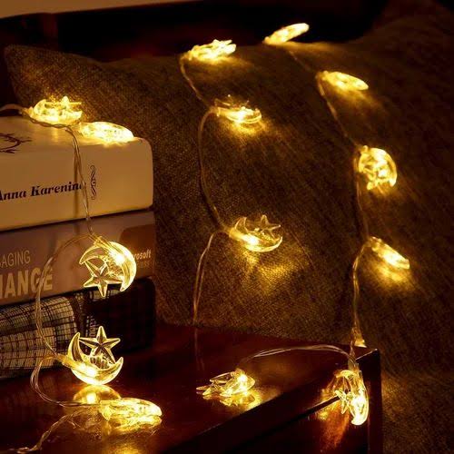 Picture of moon star 20pc led string fairy light- 12ft Picture of moon star 20pc led string fairy light- 12ft