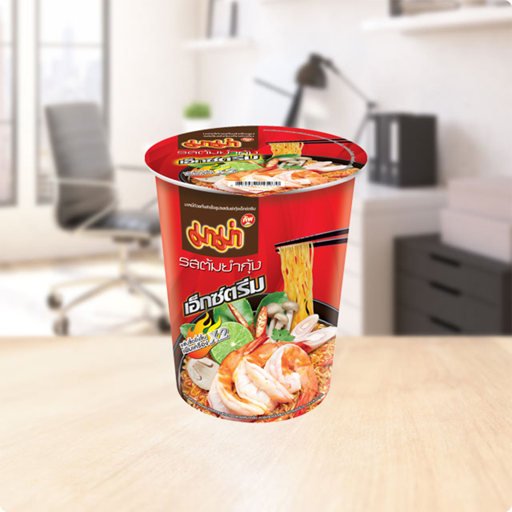 Picture of Mama Instant Cup Noodles Oriental Kitchen Hot & Spicy 65gm Picture of Mama Instant Cup Noodles Oriental Kitchen Hot & Spicy 65gm