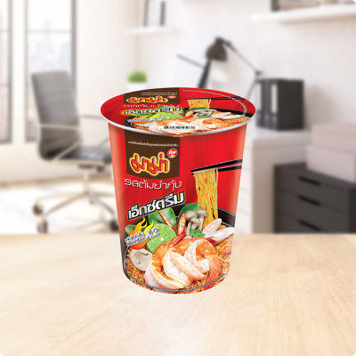 Picture of Mama Instant Cup Noodles Oriental Kitchen Hot & Spicy 65gm Picture of Mama Instant Cup Noodles Oriental Kitchen Hot & Spicy 65gm