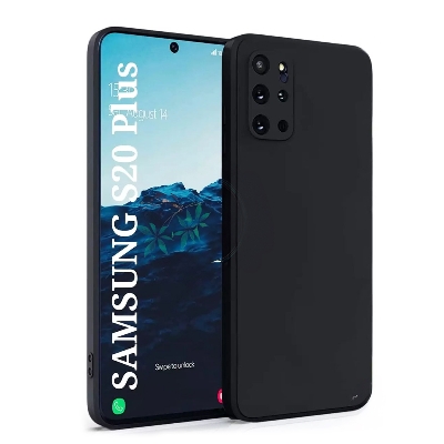 Picture of Premium Liquid Silicone Phone Case for Samsung Galaxy S20 Plus (S20+) - Soft TPU Mobile Back Cover