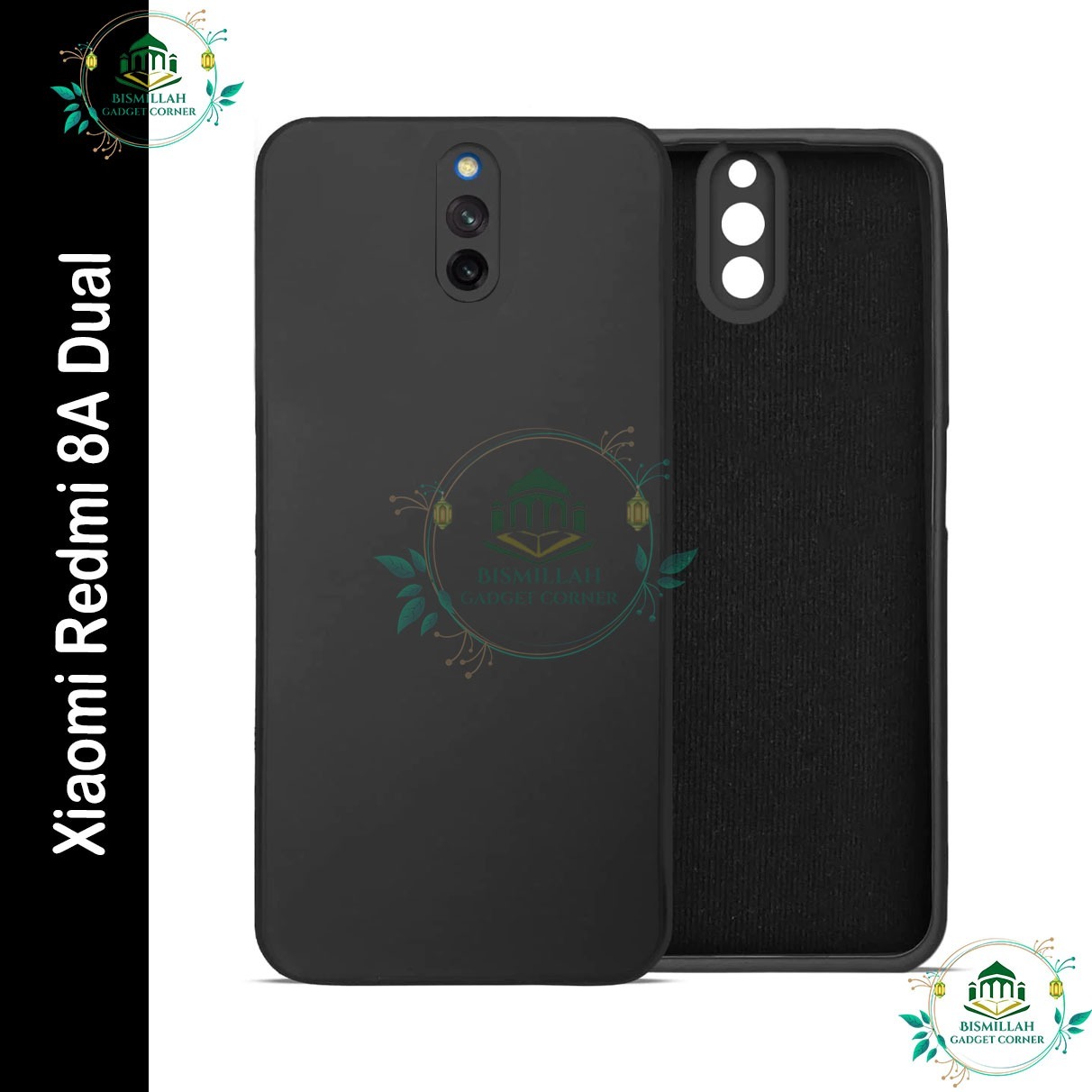 Picture of Premium Liquid Silicone Phone case for Redmi 8A Dual Liquid Silicon Mobile Back Case Soft Silicone Phone Cover - মোবাইল ফোন - Phoneo