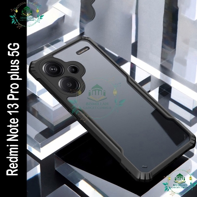 Picture of Xundd Back Cover for Xiaomi Redmi Note 13 Pro plus 5G / Xiaomi Redmi Note 13 Pro+ Transparent Hybrid Hard PC Back Bumper