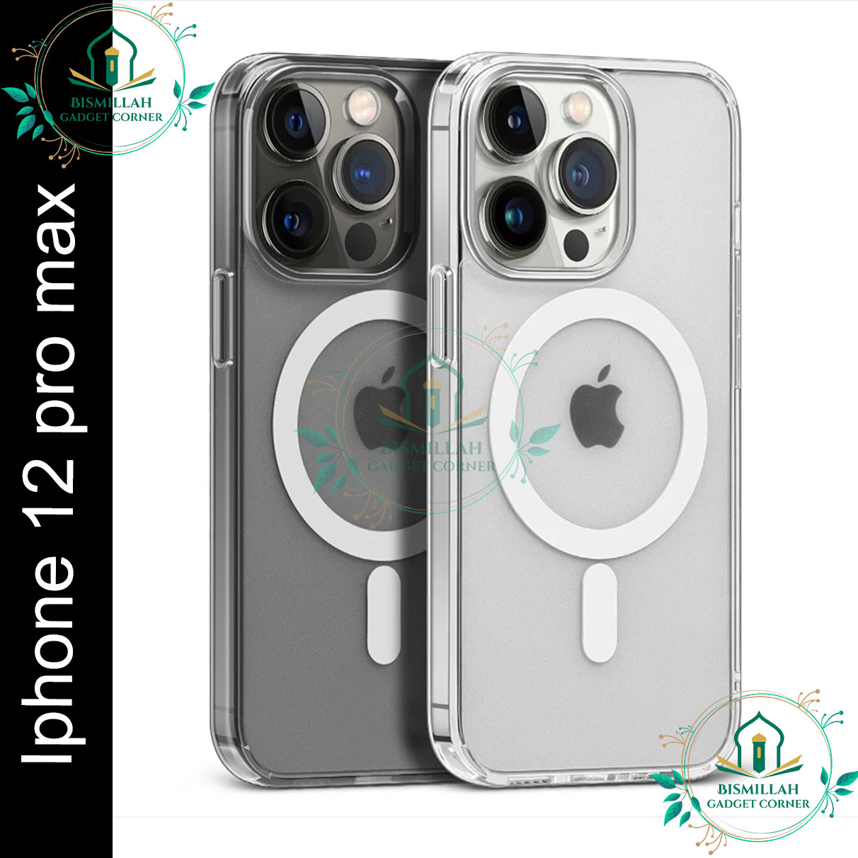 Picture of Transparent TPU / Acrylic Crystal Clear MagSafe Case for Apple IPhone 12 pro max Clear