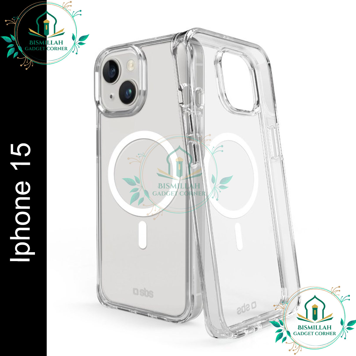 Picture of Transparent TPU / Acrylic Crystal Clear MagSafe Case for Apple IPhone 15 Clear