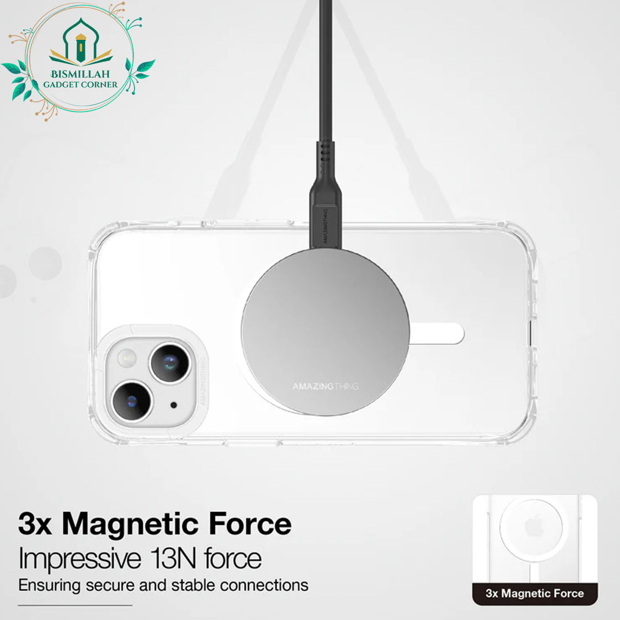 Picture of Transparent TPU / Acrylic Crystal Clear MagSafe Case for Apple IPhone 15 pro max Clear