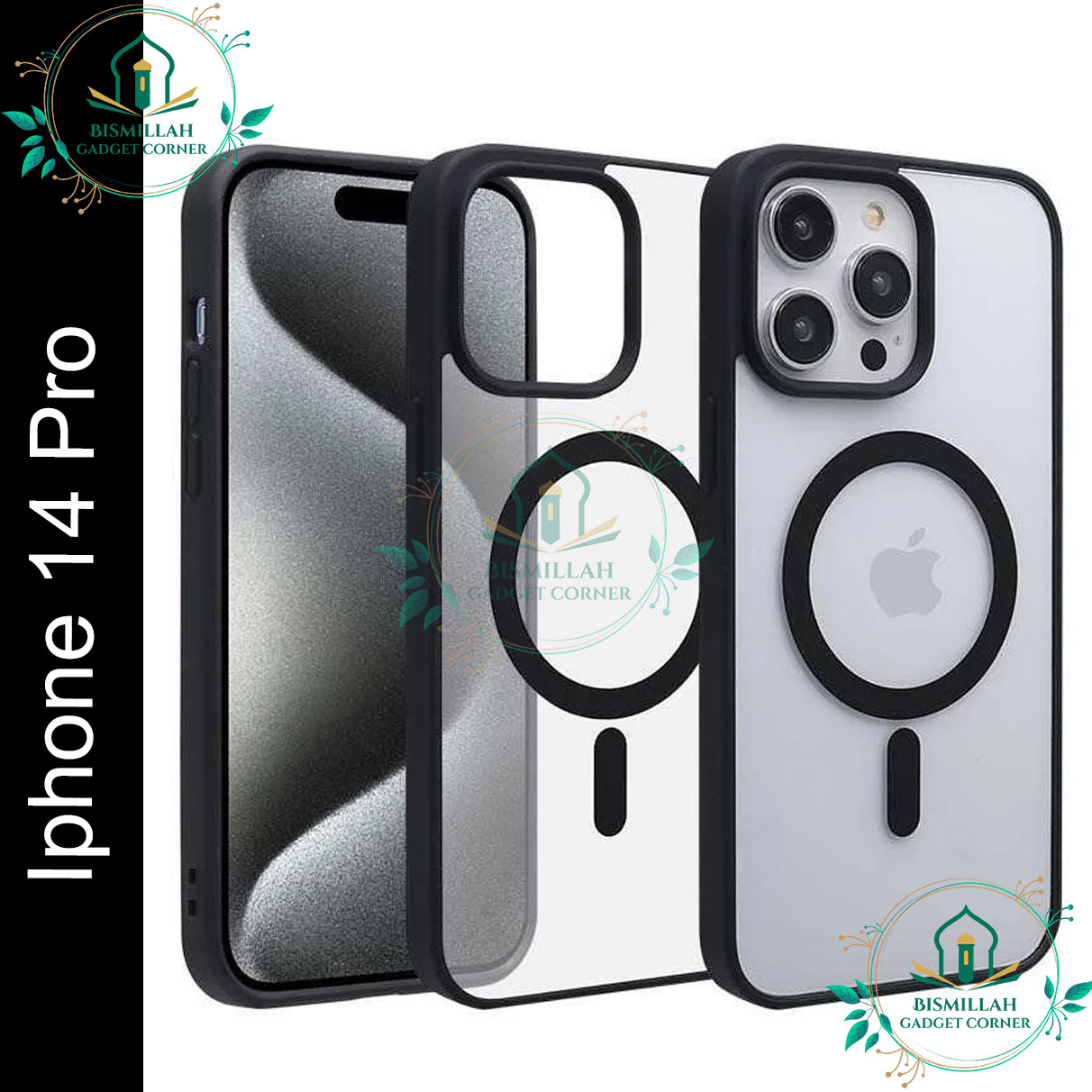 Picture of Acrylic Crystal Clear MagSafe Case for Apple IPhone 14 pro Clear