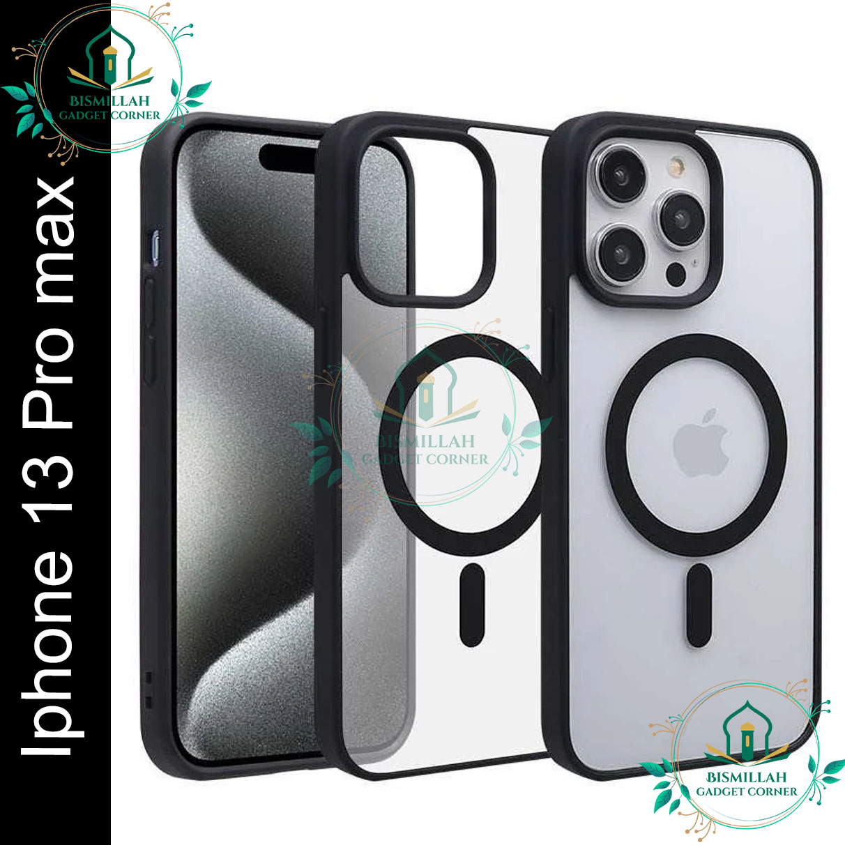 Picture of Acrylic Crystal Clear MagSafe Case for Apple IPhone 13 pro max Clear