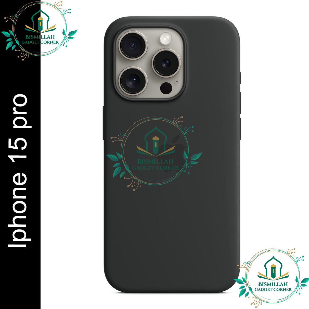 Picture of Premium Liquid Silicone Phone case for Iphone 15 pro Liquid Silicon Mobile Back Case Soft Silicone Phone Cover