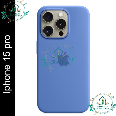 Picture of Premium Liquid Silicone Phone case for Iphone 15 pro Liquid Silicon Mobile Back Case Soft Silicone Phone Cover