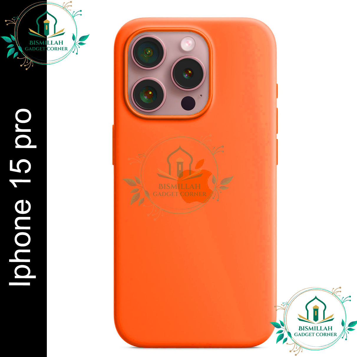 Picture of Premium Liquid Silicone Phone case for Iphone 15 pro Liquid Silicon Mobile Back Case Soft Silicone Phone Cover