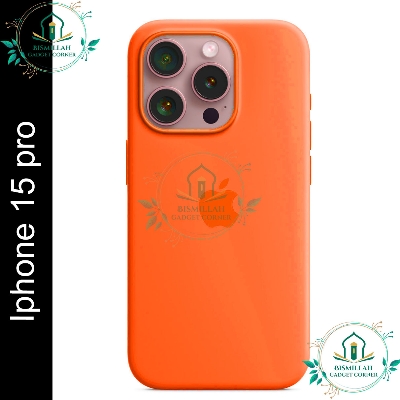 Picture of Premium Liquid Silicone Phone case for Iphone 15 pro Liquid Silicon Mobile Back Case Soft Silicone Phone Cover