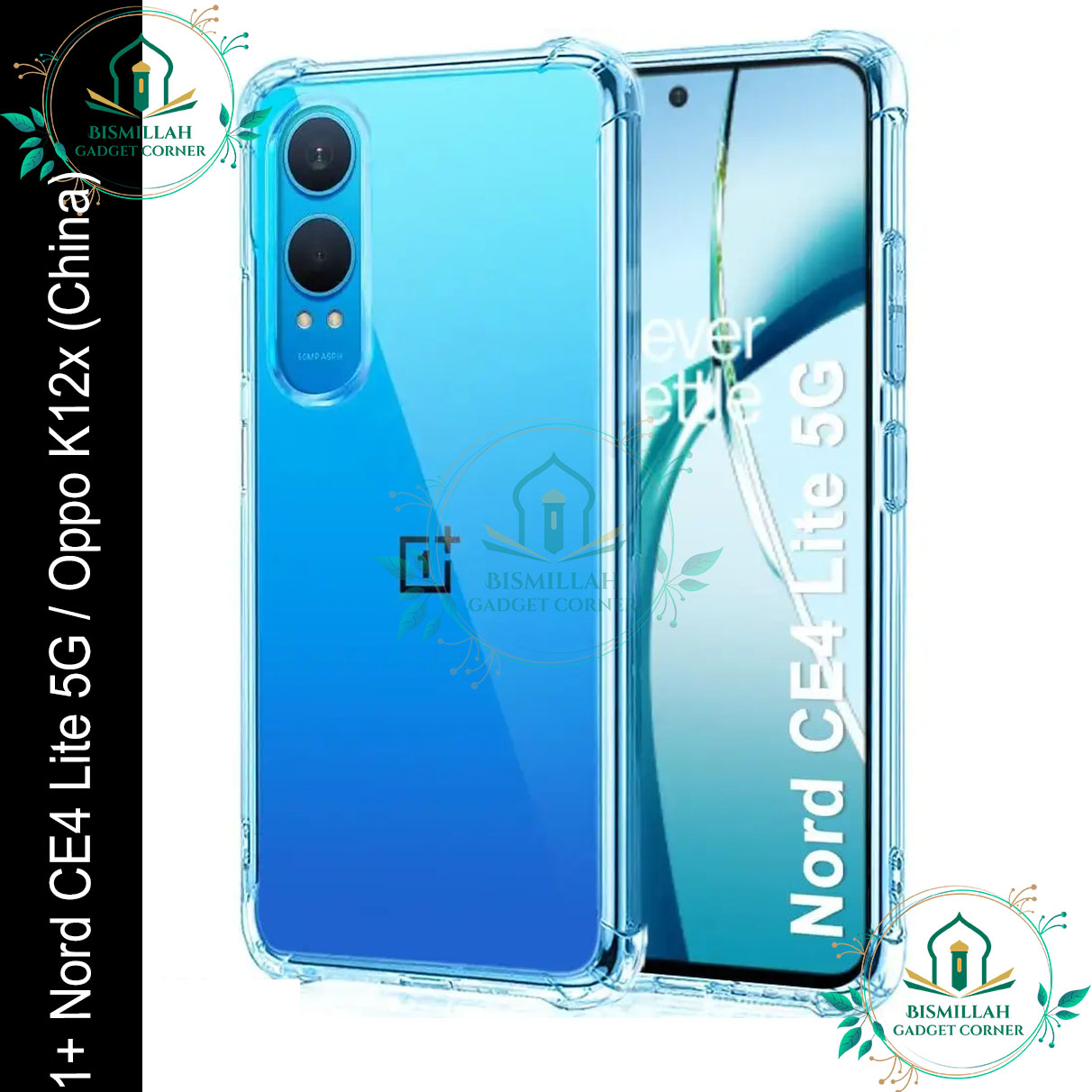 Picture of Transparent back cover For 1+ nord ce4 lite 5g / oppo k12x (China) Luxury transparent Protect Back Cover Soft Case Oneplus nord ce4 lite 5g back cover