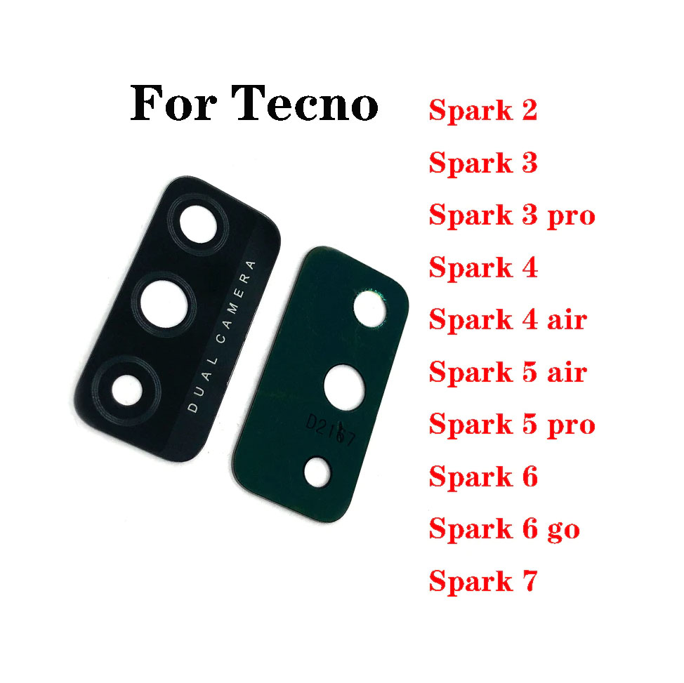 Picture of Tecno Spark 6 Go Replacement Back Camera Lens Glass For Tecno Spark 6 Go
