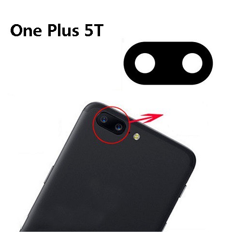 Picture of For OnePlus 5T camera main glass lens Rear Facing Camera Glass Lens Replacement