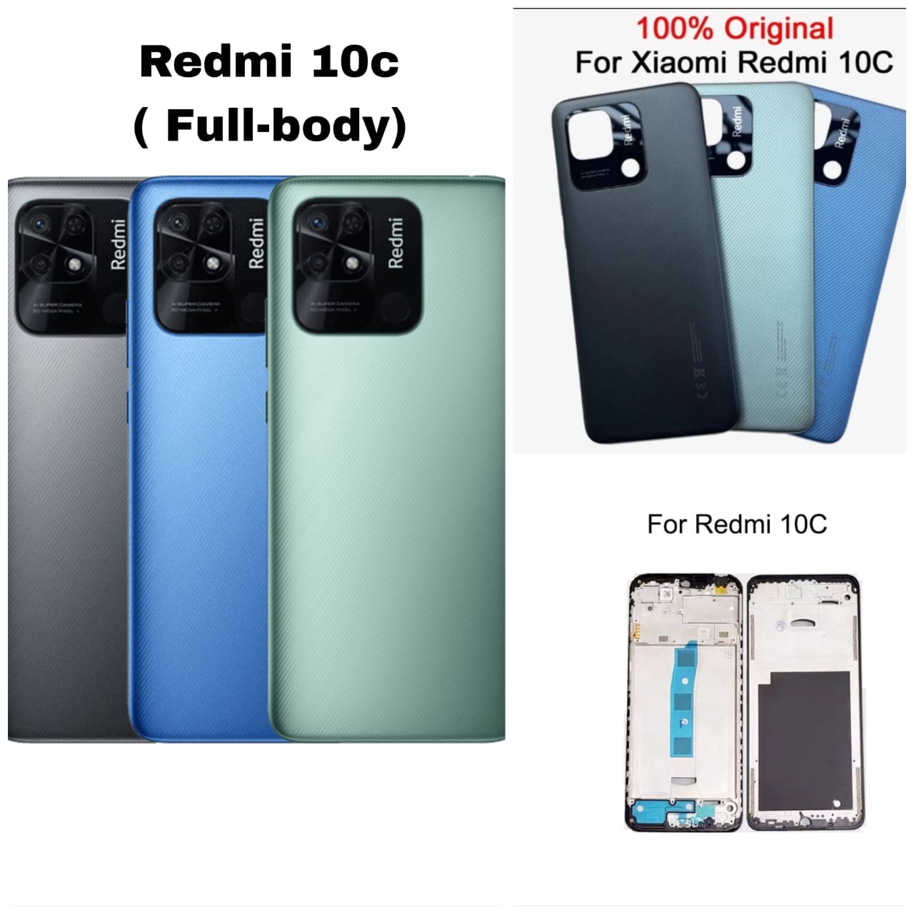 Picture of Full Body Housing for Xiaomi Redmi 10C 4G