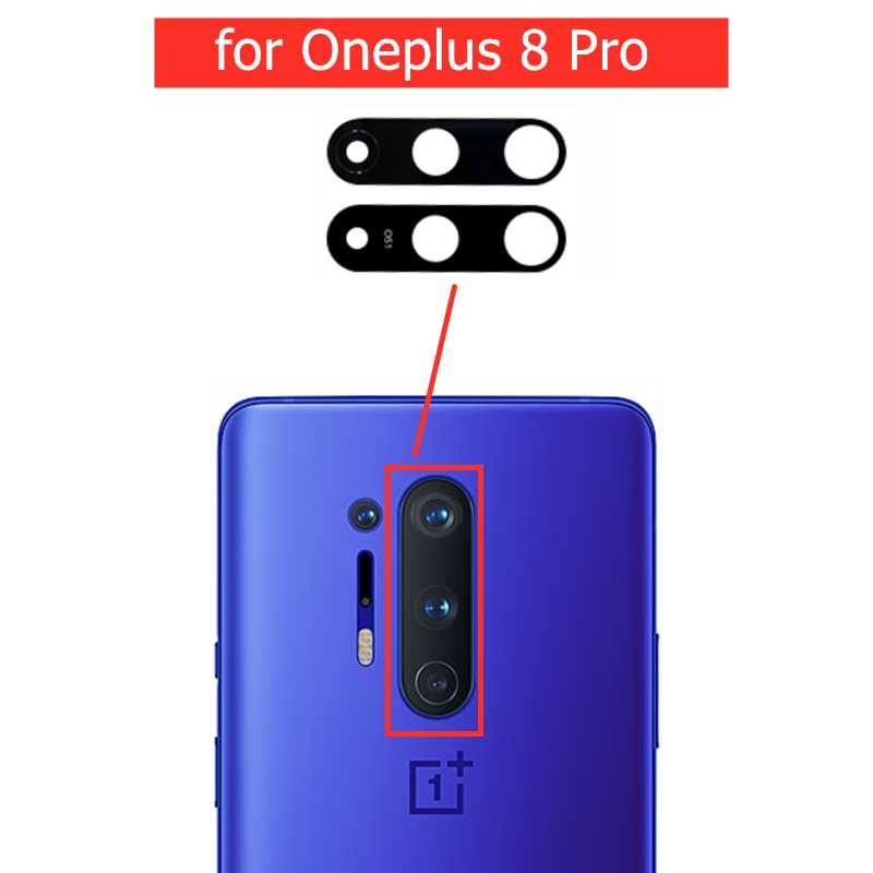 Picture of For OnePlus 8 Pro camera main glass lens Rear Facing Camera Glass Lens Replacement