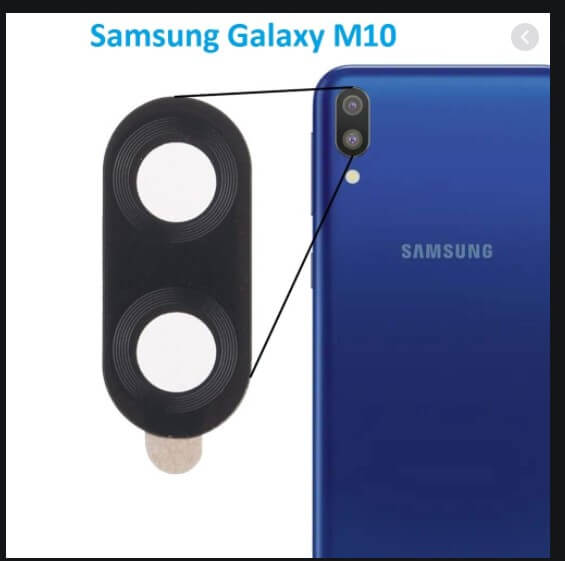 Picture of For Samsung Galaxy M10 Camera main glass lens Rear Facing Camera Glass Lens Replacement