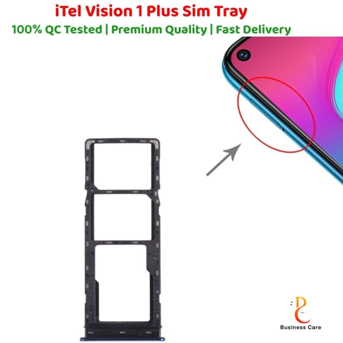 Picture of Itel vision 1 plus এর জন্য সিম কার্ড হোল্ডার ট্রে কালো-নীল-বেগুনি-সাদা