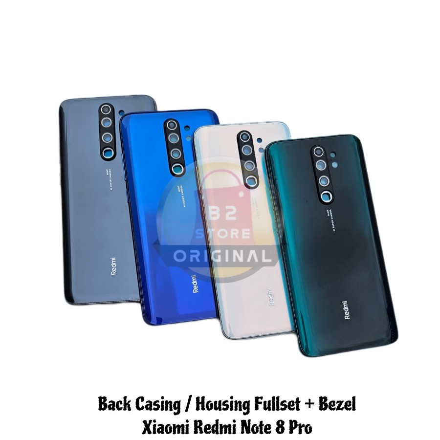 Picture of Back Casing - Kesing - Housing Xiaomi Redmi Note 8 Pro Backdoor Fullset