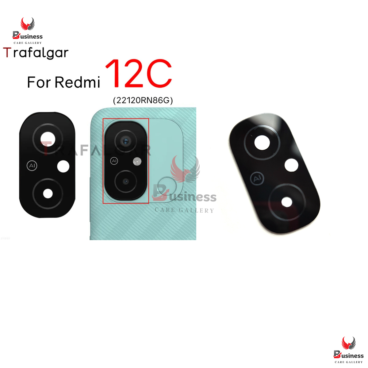 Picture of Xiaomi Redmi 12C camera glass replacement