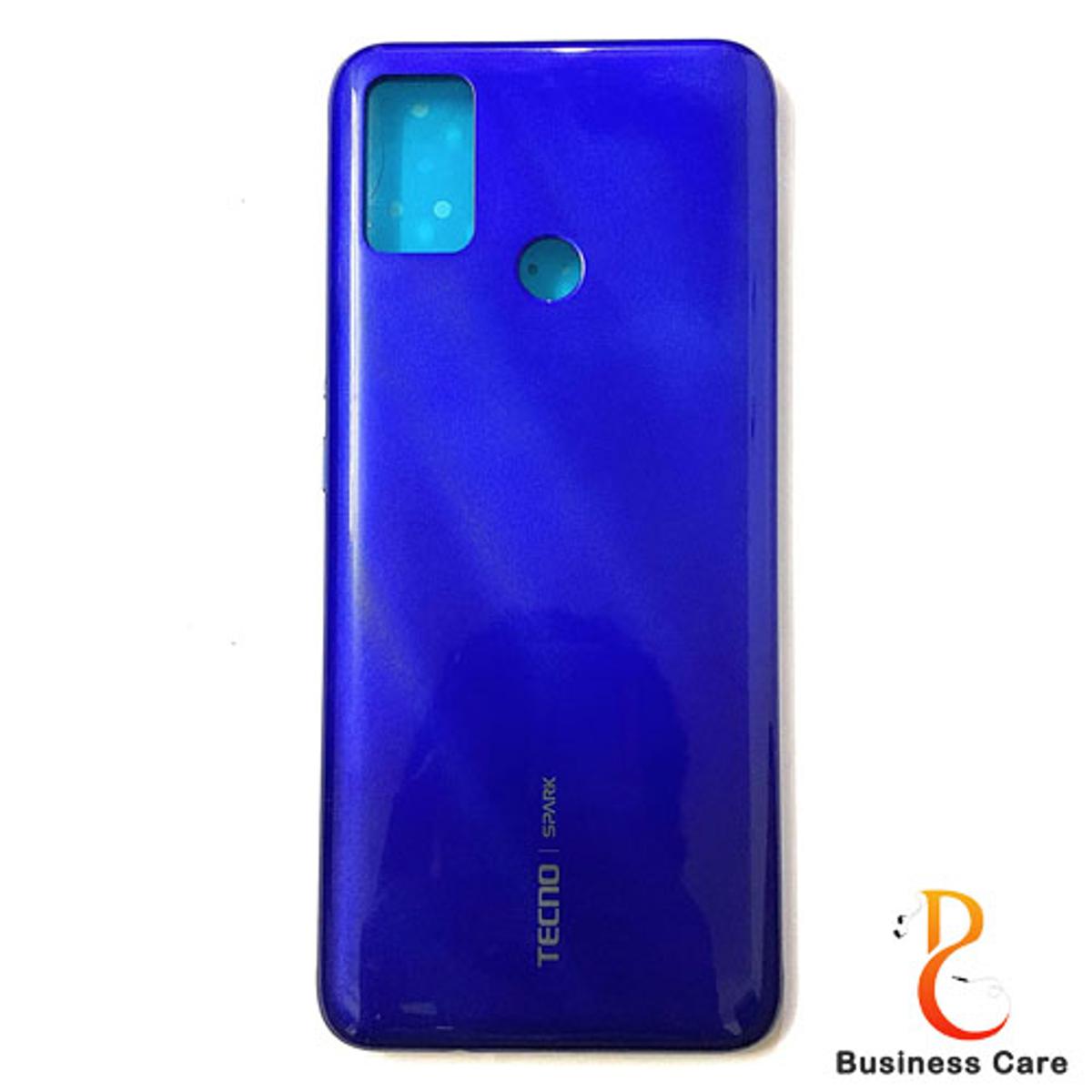 Picture of টেকনো স্পার্ক 6 এয়ারের জন্য ব্যাক প্যানেল কভার-নীল-কালো-সাদা