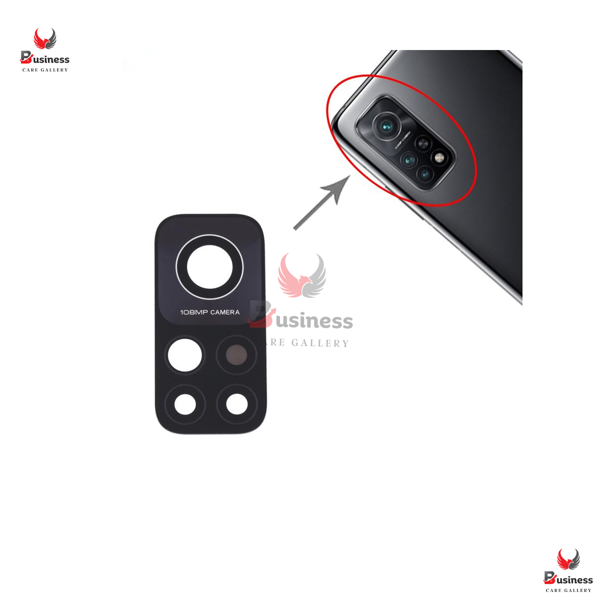 Picture of Xiaomi Mi 10T 5G camera glass replacement