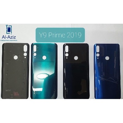 Picture of Huawei y9 prime 2019 আসল ব্যাক গ্লাস মেরামত প্রতিস্থাপন রিয়ার ব্যাটারি ডোর হাউজিং কভার