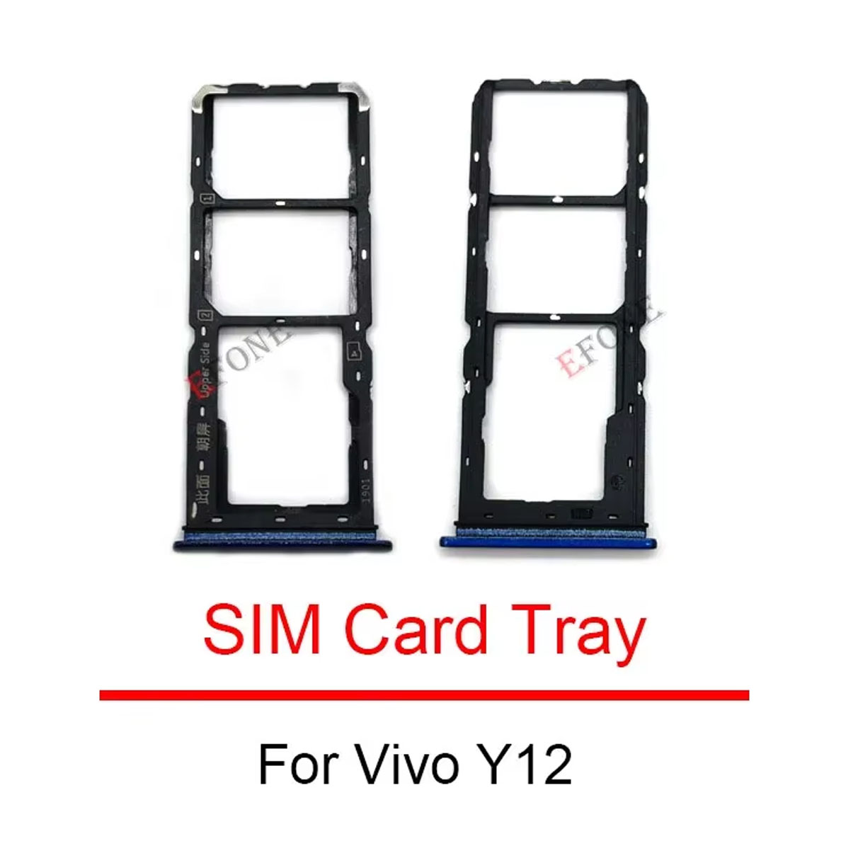 Picture of SIM Card Tray Holder for Vivo Y12 – Dual SIM + MicroSD Slot (OEM Replacement Part)