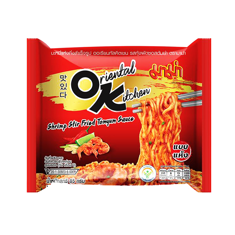 Picture of Mama Instant Noodles Oriental Kitchen Shrimp STIR Fried Tom Yum Sauce Flavour 85gm Picture of Mama Instant Noodles Oriental Kitchen Shrimp STIR Fried Tom Yum Sauce Flavour 85gm