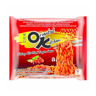 Picture of Mama Instant Noodles Oriental Kitchen Shrimp STIR Fried Tom Yum Sauce Flavour 85gm Picture of Mama Instant Noodles Oriental Kitchen Shrimp STIR Fried Tom Yum Sauce Flavour 85gm