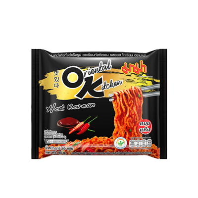 Picture of Mama Instant Noodles Oriental Kitchen Hot Korean Flavour 85gm Picture of Mama Instant Noodles Oriental Kitchen Hot Korean Flavour 85gm