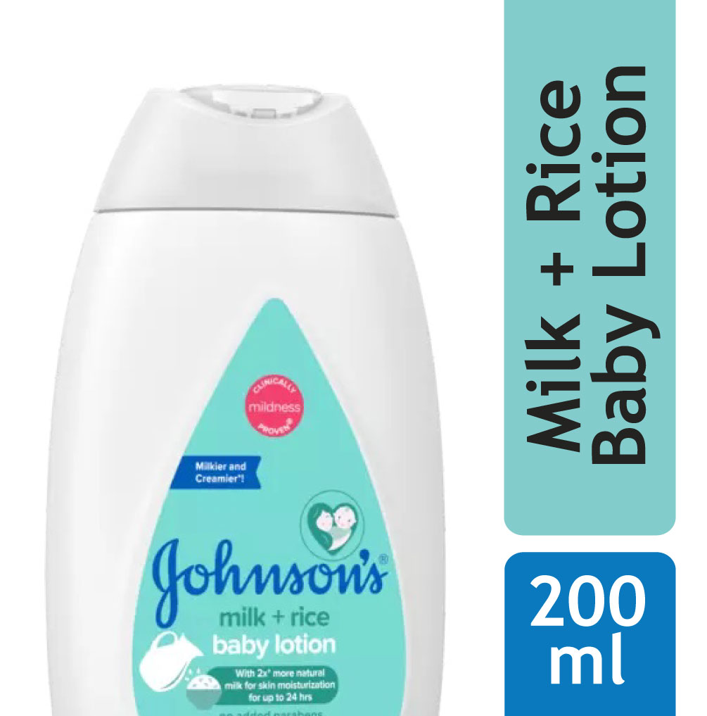 Johnson's Baby Milk + Rice Lotion 200ml (Malaysia) IDConline shop bangladeshothoba.com