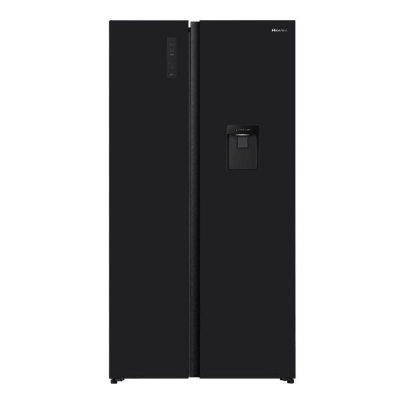 Picture of Hisense 580 Liter Glass Door With Dispenser Side by Side Inverter Refrigerator RS3G558NMB/BD3 Picture of Hisense 580 Liter Glass Door With Dispenser Side by Side Inverter Refrigerator RS3G558NMB/BD3
