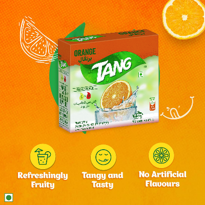 Picture of Tang Orange Flavoured Instant Drink Powder 75gm Picture of Tang Orange Flavoured Instant Drink Powder 75gm